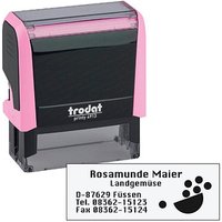 trodat Textstempel, individualisierbar printy 4913 selbstfärbend schwarz mit Logo, 1 St. trodat Textstempel, individualisierbar printy 4913 selbstfärbend schwarz mit Logo, 1 St. von trodat