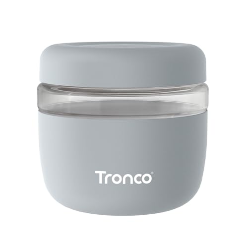 Tronco 680.4 g Glas Lunch Bowl Container mit Deckel, Glas-Frischhaltedosen, auslaufsicher, Suppen- und Eintopf, Lebensmittelaufbewahrung, Mahlzeitvorbereitung, luftdicht, mikrowellengeeignet, Tronco 680.4 g Glas Lunch Bowl Container mit Deckel, Glas-Frischhaltedosen, auslaufsicher, Suppen- und Eintopf, Lebensmittelaufbewahrung, Mahlzeitvorbereitung, luftdicht, mikrowellengeeignet, von tronco