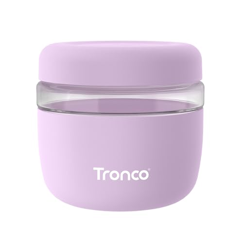 Tronco Frischhaltedosen aus Glas mit Deckel, 680 ml, für Suppen und Eintöpfe, frische Salate und Mahlzeiten, auslaufsicher, dicht verschließbar, mikrowellen- und spülmaschinenfest, BPA-frei Tronco Frischhaltedosen aus Glas mit Deckel, 680 ml, für Suppen und Eintöpfe, frische Salate und Mahlzeiten, auslaufsicher, dicht verschließbar, mikrowellen- und spülmaschinenfest, BPA-frei von tronco