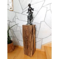 Dekosäule Aus Altem Eichenbalken Holzstele Holzsäule Wohndeko Wohnakzente Statuen von trudisholzshop