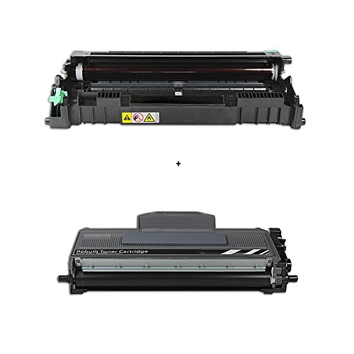 TTRecycling - kompatibel - als Ersatz für Brother MFC-7320W (DR-2100 Trommel + TN-2120 XXL Toner) -2 Stück von ttrecycling