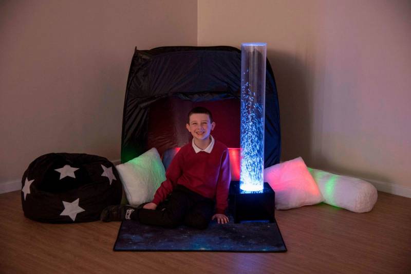 tts Kinderteppich Leucht-Teppich - Kinderteppich Glasfaser-Beleuchtung Touch-Funktion, Höhe: 1,5 mm von tts