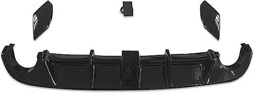 ttttTTTa Car Rear Bumper Diffuser for VW Golf MK VI GTI 6 GTI Golf MK6 GTI,Rear Diffuser Lower Lip Bumper Chassis Splitter Body Kit,A von ttttTTTa