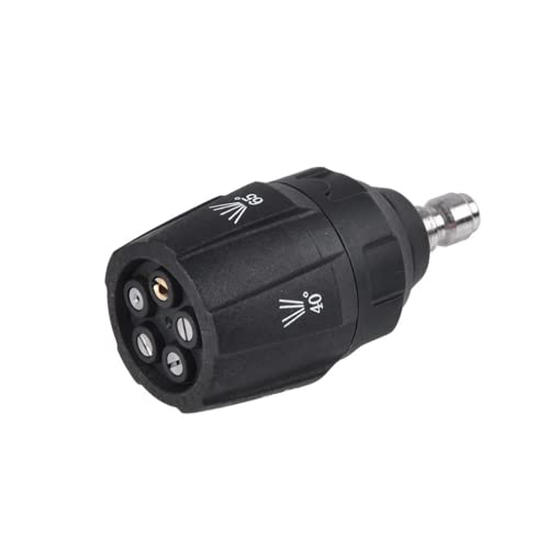 Tucool Racing Hochdruckreiniger Düsenspitzen 5-in-1 Schnellwechseldüse mit 1/4 Schnellanschluss (5-in-1 Sprühdüse) von tucool racing