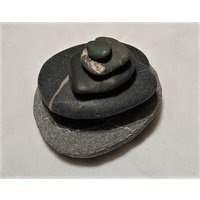 Schöner Natürlicher Strandsteinstapel 5 Flache Balancierte Ozeanfelsen Zen-Gartenskulptur Strand Haus Zen-Spa-Dekor Meditation Geschenk Friedliches von tuesdaystulips