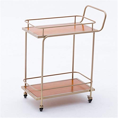 Barwagen-Regale, robuster Weinwagen mit Rollen, Universalrollen, Nivellierfüße, Hausbar, Servierwagen, Küchenwagen mit Stauraum (Farbe: Stil 2, Größe: 693886 cm) (Stil 3: 69 x 38 x 86 cm) von tughjnbmdfslkeefj