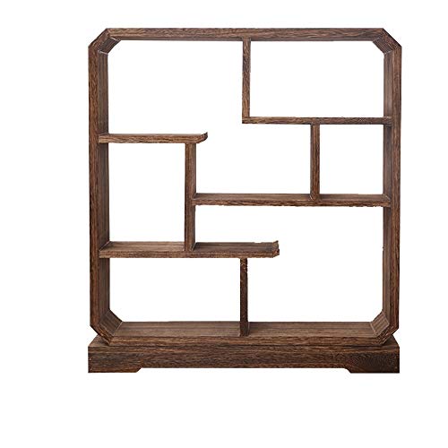 Chinesische Mini-Schreibtisch-Dekoration aus Massivholz, geeignet für Büro, Schlafzimmer, Arbeitszimmer usw., erhältlich in vier Stilen, brauner Küchenwagen mit Stauraum (Größe: Stil 2) (Stil 4) von tughjnbmdfslkeefj