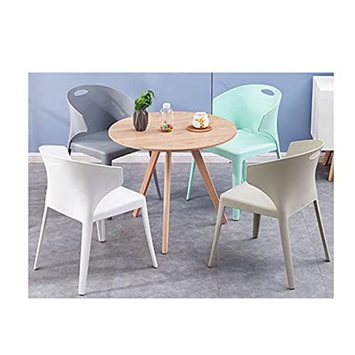Esstisch, rund, klein, Bürotisch, Couchtisch für Küche, Wohnzimmer, Outdoor, Akzenttisch (Farbe: Holz, Größe: 1) (Holz 1) von tughjnbmdfslkeefj