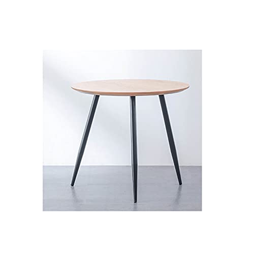 Esstisch, rund, klein, Bürotisch, Konferenztisch für Küche, Wohnzimmer, kleiner Outdoor-Tisch (Farbe: M, Größe: 1) (Medium 1) von tughjnbmdfslkeefj