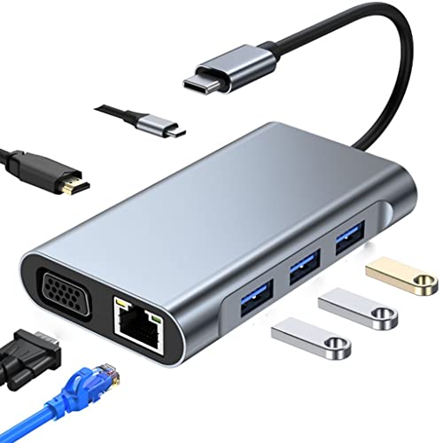Hub-Splitter, Multiport-Adapter, Laptop-Adapter, Handy, Notebook, Hochgeschwindigkeitsübertragung (Farbe: A-Größe: Einheitsgröße) von tughjnbmdfslkeefj