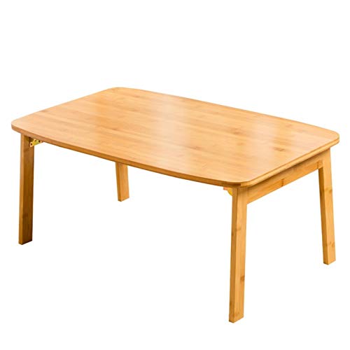 Mobiler Beistelltisch, multifunktional, faltbar, mobiler Laptop-Schreibtisch, kann auch für Bett, Sofa, Holz und Braun verwendet werden, erhältlich in zwei Größen (Farbe: Braun, Größe: 70 x 42 x 31 cm von tughjnbmdfslkeefj