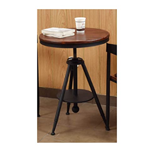 Runder Bistrotisch, kleiner runder Tisch, Kneipentisch für Zuhause und Büro, kleine Nachttische (Farbe: 1, Größe: 60 cm im Durchmesser) (1 x 60 cm Durchmesser) von tughjnbmdfslkeefj