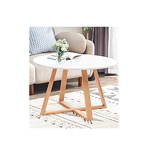 Runder Bistrotisch, kleiner runder Tisch, Kneipentisch für Zuhause und Büro, runder Beistelltisch (Farbe: klein, Größe: 1) (groß 1) von tughjnbmdfslkeefj
