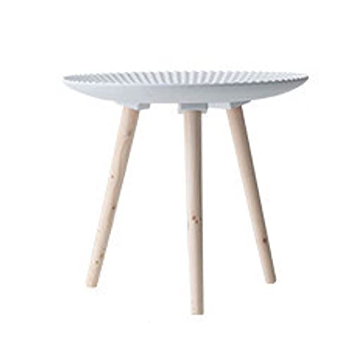 Runder Bistrotisch, kleiner runder Tisch, Kneipentisch für Zuhause und Büro, runder Esstisch (Farbe: Streifen, Größe: 1) (Streifen 1) von tughjnbmdfslkeefj