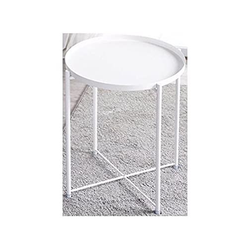 Runder Bistrotisch, kleiner runder Tisch, Kneipentisch für Zuhause und Büro, runder Tisch (Farbe: Grün, Größe: 1) (Weiß 1) von tughjnbmdfslkeefj