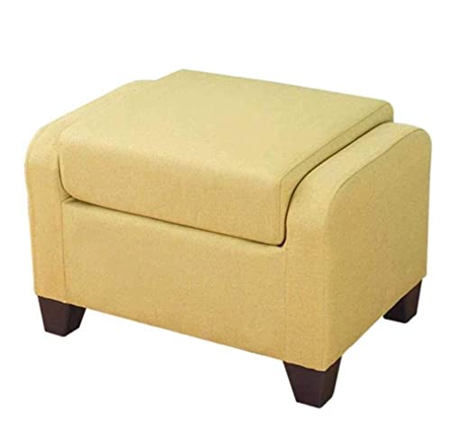 Schlafzimmermöbel Stuhl Kreative Persönlichkeit Wohnzimmer Kleiner weicher Sitz Einfache Moderne Haushaltsmode Hocker Ottomane (Farbe: Grün) (Grün) von tughjnbmdfslkeefj