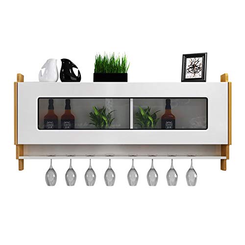 Weinregal Nordic Wandbehang Weinschrank Hängend Einfaches Massivholz Wandregal (Größe: A) (A) von tughjnbmdfslkeefj