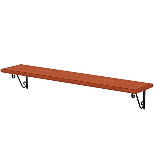 Weinregal Wandmontiertes Flaschenregal aus Holz, kreatives Wandregal (Größe: 80 cm) (80 cm) von tughjnbmdfslkeefj