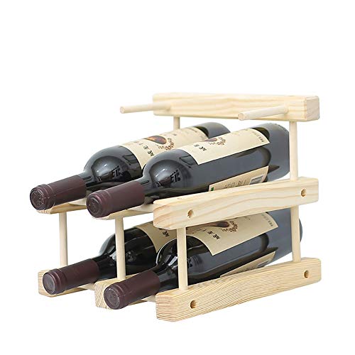 Weinregal aus Bambus, unabhängiges Weinflaschenregal, europäisches kreatives Restaurant, Dekoration, Haushalt, kleines Wohnzimmerregal (Größe : #7) (#3) von tughjnbmdfslkeefj