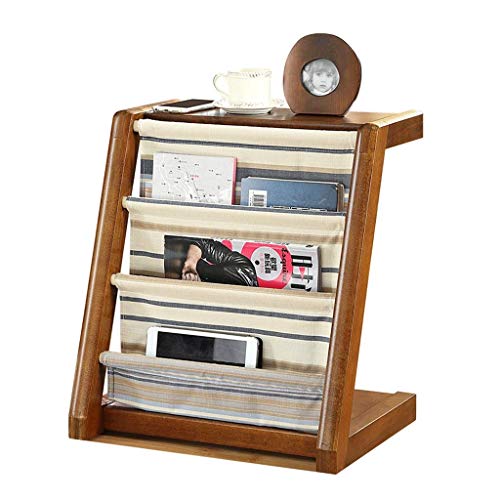 Zeitungsständer aus Massivholz, Zeitungsständer, Zeitungsständer, vertikales Bücherregal, Wohnzimmer, Arbeitszimmer, Möbel von tughjnbmdfslkeefj