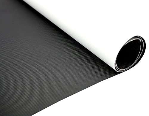 Kunstleder Carbon Flicken Selbstklebend Lederreparatur Carbon Look Automobil - Schwarz UV+ (50x140cm) von tukan-tex