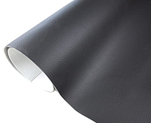 Kunstleder Flicken Selbstklebend Lederreparatur - Schwarz (150x140cm) von tukan-tex