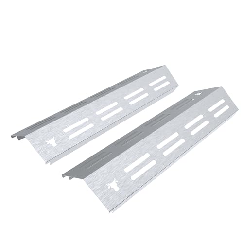 tuning-art GA49 Gasgrill Brennerabdeckung Edelstahl kompatibel mit Enders Cubiq Pro 3 Turbo Gasgrills | Brennerschutz | Passgenau, Farbe:2er Set Matt Bulle von tuning-art