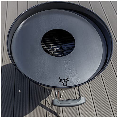 tuning-art GR01 Grillring | Grillplatte | Feuerplatte | Plancha | BBQ-Platte - für Weber, Größe:57er Kugelgrill (ø 55cm) von tuning-art