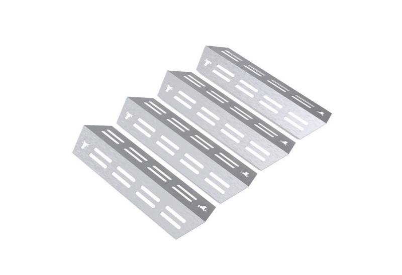 tuning-art Grillerweiterung GA35 Brennerabdeckung Set Edelstahl für Enders Monroe Pro 4 von tuning-art