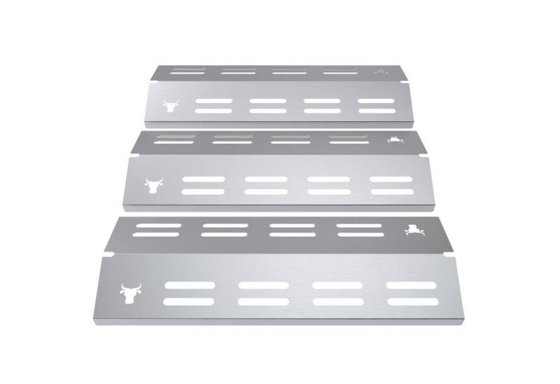 tuning-art Grillerweiterung GA37 Brennerabdeckung Set Edelstahl für Enders San Diego 3 von tuning-art