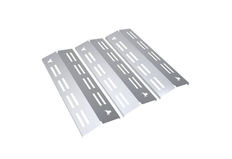 tuning-art Grillerweiterung GA42 Brennerabdeckung Set Edelstahl für Enders Chicago 3 von tuning-art