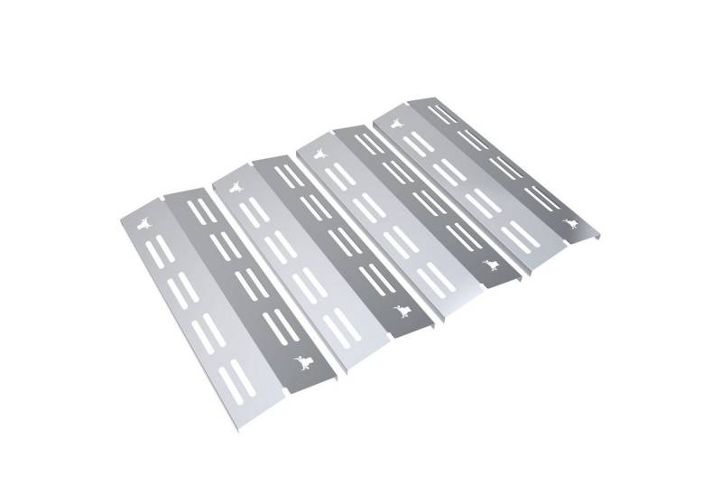 tuning-art Grillerweiterung GA45 Brennerabdeckung Set Edelstahl für Enders Boston Pro 4 von tuning-art