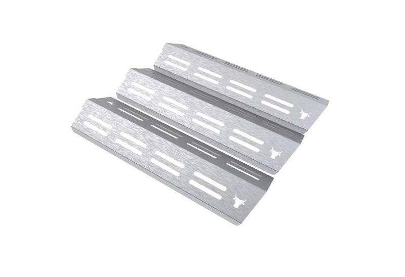tuning-art Grillerweiterung GA48 Brennerabdeckung Set Edelstahl für Enders Colorado 4 von tuning-art
