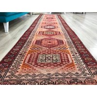 Boho Teppich, Läuferteppich, Flurteppich, Wollteppich, Ethno Rustikaler Teppichteppich, Aztekenteppich, 2, 9 X 11, 6 Ft, Rk 11054 von turkishrugkingdom