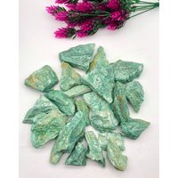 100% Echter Roher Glänzender Grüner Mica Fuchsit.top Hohe Premiumqualität/Hellgrüner Fuchsit Kristall Crystal von turquoisecenter89