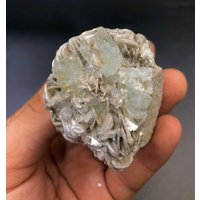 100% Natürliches Aquamarin Exemplar Echter Seltener Kristall Mit Musscovite Mica Premium Qualität Aus Nagar Gilgit-Baltistan Pakistan von turquoisecenter89