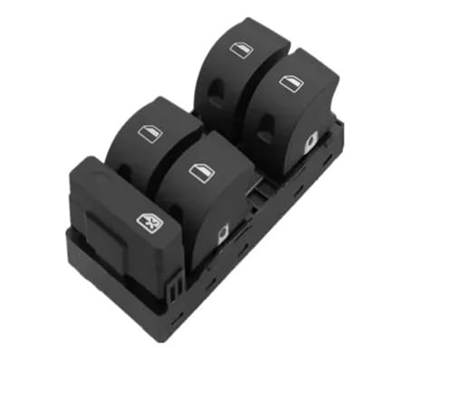 Autofensterschalter Für A3 2004-2013 A6 Auto Electric Power Master Fensterheber Control Schalter Taste 4F0959855 4F0959851(Without Chrome set) von tusgt