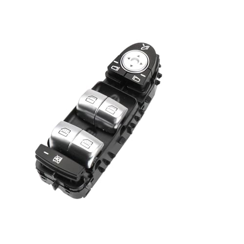 Autofensterschalter Für Benz Für W222 Für S Klasse 2014 2015 Auto Vordertür Elektrische Power Master Fenster Schalter Repalcement 2229052004(Model A Black) von tusgt