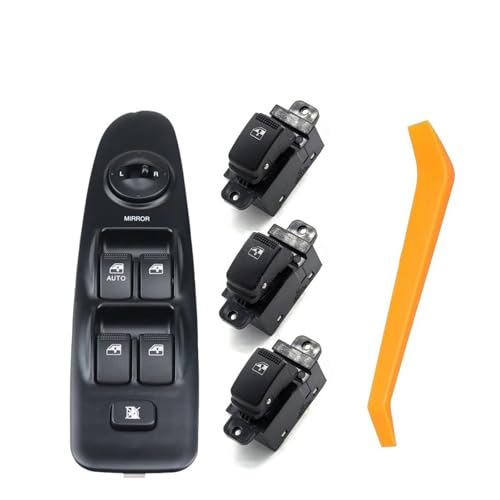 Autofensterschalter Für Hyundai Für Elantra 2001 2002 2003 2004 Elektrische Fensterheber Master Control Schalter 93570-2D100 93570-2D000(A Set) von tusgt