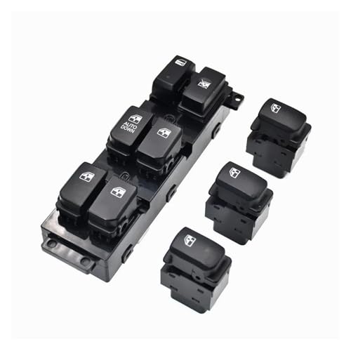 Autofensterschalter Für Hyundai Für Santa Fe Für CM 2007-2011 Fenster Control Schalter 93570-2B000S4 935702B000S4(AUTO DOWN Style 2) von tusgt
