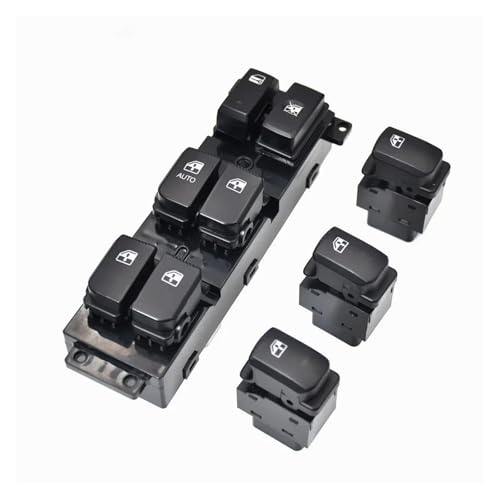 Autofensterschalter Für Hyundai Für Santa Fe Für CM 2007-2011 Fenster Control Schalter 93570-2B000S4 935702B000S4(AUTO Style 2) von tusgt