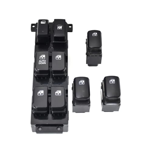 Autofensterschalter Für Hyundai Für SantaFe Für CM 2007 2008 Vorne Links Master Fensterheber Schalter 93570-2B000S4 371491-110 93570-2B730(2 AUTO DOWN) von tusgt