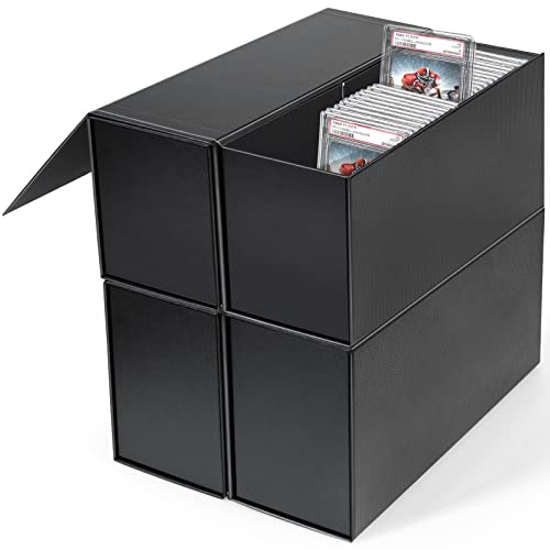 PSA-Aufbewahrungsbox für Karten, PSA-Karten, Aufbewahrungsbox, Behälter für Toploader – 4 Stück von tutata