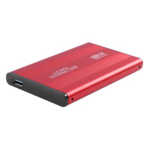 tuwiwol Dual Purpose Festplattenbox – Sandstrahlen, helle Oberfläche, LED Anzeige, antistatischer Schutz, Solid State Drive Legierung, Rot tuwiwol Dual Purpose Festplattenbox – Sandstrahlen, helle Oberfläche, LED Anzeige, antistatischer Schutz, Solid State Drive Legierung, Rot von tuwiwol