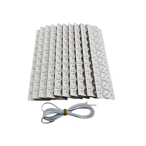 tuwiwol Langlebige LED Lampe mit praktischen optischen Lichtperlen. ABS LED Lampe mit Leuchtdiode und optischem LED Licht, 6V 50PCS+Leitung von tuwiwol