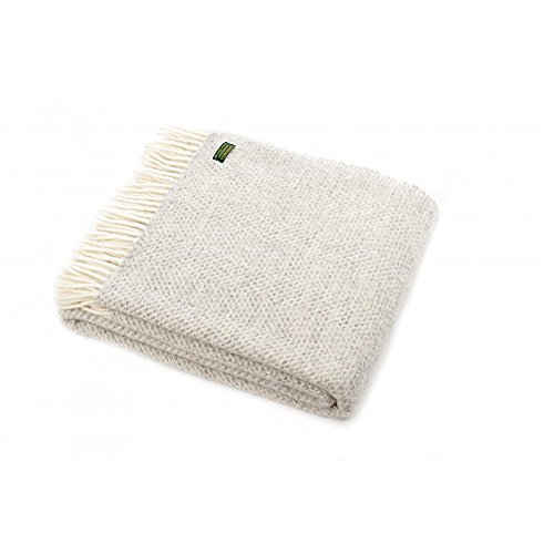 Tweedmill Textiles 100% Pure New Wool Sofa Bed Throw Blanket - Beehive Grey by Tweedmill Tweedmill Textiles 100% Pure New Wool Sofa Bed Throw Blanket - Beehive Grey by Tweedmill von tweedmill