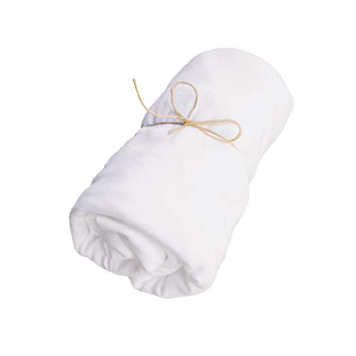 tweeto® Spannbetttuch 70x120 cm für Babybett - Spannbettlaken 100% Baumwolle Interlock-Jersey von tweeto