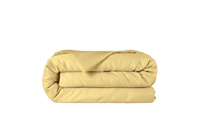 twenty:three® Bettbezug Lyocell Deckenbezug Shine Mustard, Atmungsaktiv, Ultraweich, Eukalyptusholz u.a., Nachhaltig, 135 x 200 von twenty:three®