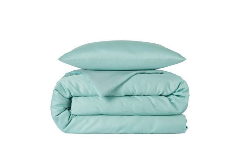 twenty:three® Bettwäsche Atmungsaktiver Bettbezug aus Tencel™ Lyocell, 100% TENCEL™ Lyocell, 2 teilig, Atmungsaktiv, Ultraweich, Eukalyptusholz, Nachhaltig, Mint Green von twenty:three®