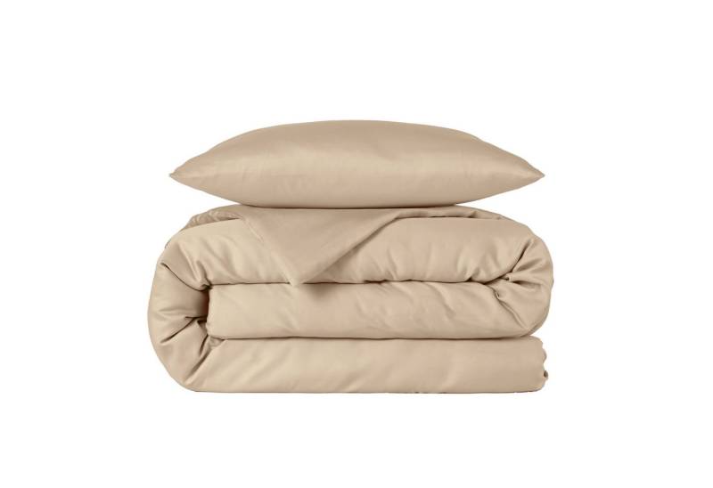 twenty:three® Bettwäsche Lyocell Bettwäsche Creme Beige, 100% TENCEL™ Lyocell, Atmungsaktiv, Ultraweich, Eukalyptusholz u.a., Nachhaltig, 135 x 200 von twenty:three®